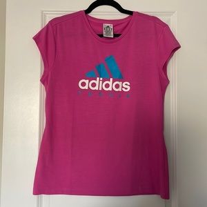 Adidas HOT PINK tennis shirt